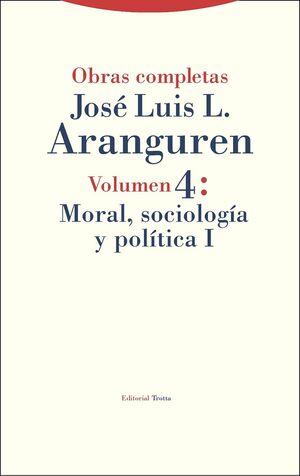 O.C. ARANGUREN, IV : MORAL, SOCIOLOGIA - 1