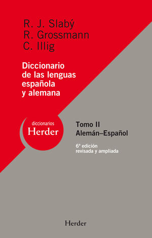 DICCIONARIO DE LAS LENGUAS ESPAÑOLA Y ALEMANA VOL. 2 ALEMAN ESPAÑOL