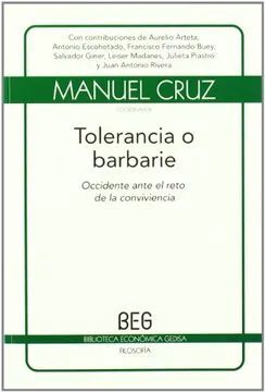 TOLERANCIA O BARBARIE
