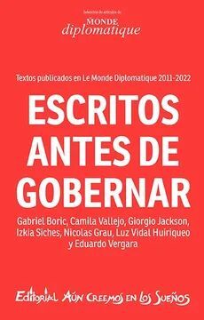 ESCRITOS ANTES DE GOBERNAR