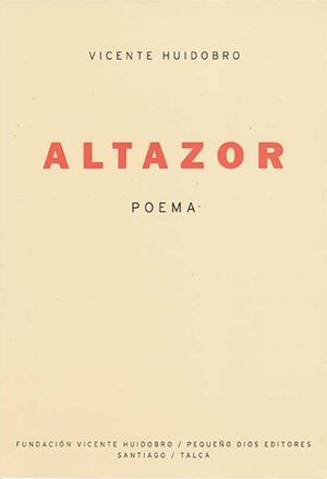 ALTAZOR - EDICIÓN BILINGÜE