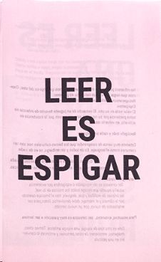 LEER ES ESPIGAR