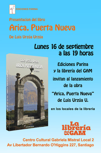 Presentación de libro Arica, Puerta Nueva